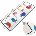 thumbnail image 2 of SKYSONIC Patriotic Birds USA Flag Runner Rug with Rubber Backing, Fourth of July Memorial Day Non Slip Entryway Rug Runner Washable Soft Area Rug Carpet for Hallway Bedroom Kitchen Decor,2'x6', 2 of 6