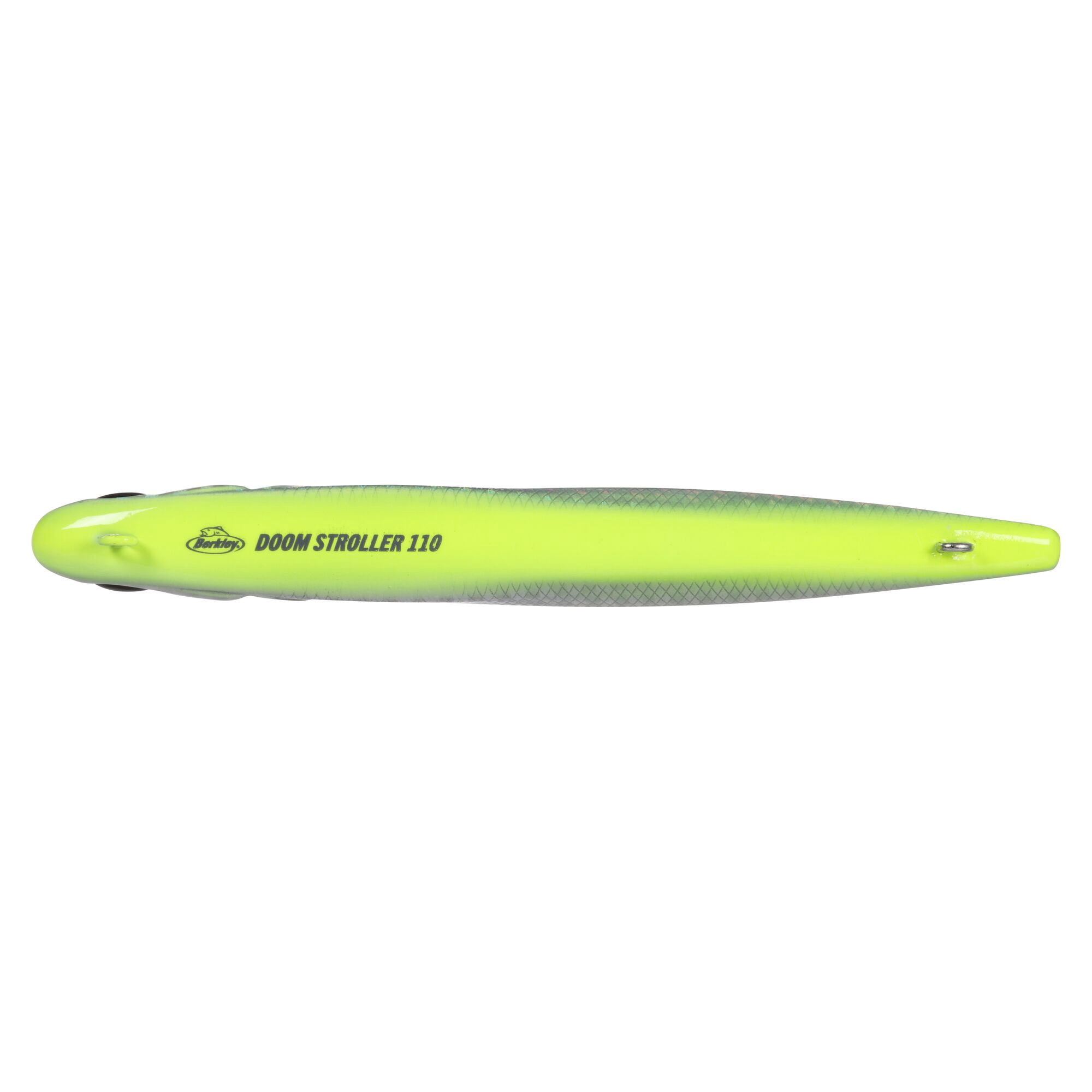 Berkley Doom Stroller Fishing Lure, 4.3 in, Silver Citrus (1-count)