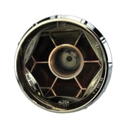 ALCOA 10 33mm Chrome Screw On Hex Lug Nut Covers with Flange for hub Covers