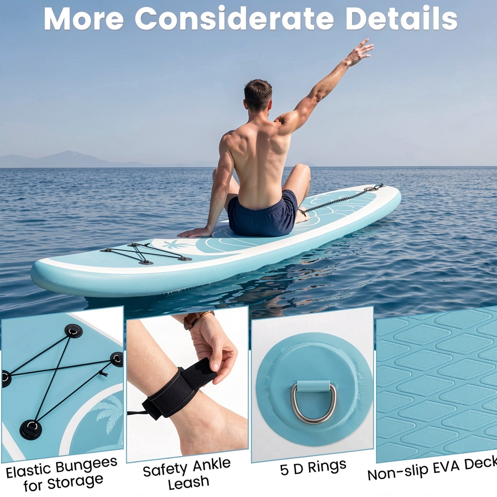 Airfind Inflatable Stand Up Paddle Board 10/11 Ft with SUP Kit-S