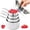 Silver, variant on 13 count Stainless Steel Measuring Cups and Spoons Set, 8 Double-Sided Measuring Spoons Set & 4 Metal Measuring Cups & 1 Leveler for Kitchen Dry & Liquid Cooking Baking