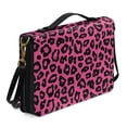 thumbnail image 2 of FOR U DESIGNS Leopard Print Bible Case for Men Size L Portable Leather Bible Cover with Adjustable Strap Bible Bag Bible Covers for Women with Handle Sturdy Leather Bible Cover Bible Accessory, 2 of 7