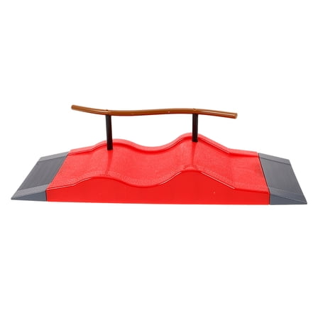 TABLZONE Fingerboard Accessories Plastic Skateboard Ramp for Skill Practice and Fun Finger Skate Sessions
