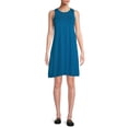 thumbnail image 3 of Time and Tru Women's Sleeveless Knit Swing Dress, Sizes XS-XXXL, 3 of 5