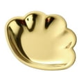 thumbnail image 4 of Segolike Shell Trinket Dish Jewelry Dish Tray Stainless Steel Fashionable Key Bowl Jewelry Tray for Women Birthday Gifts Décor Bedroom Golden, 4 of 8