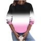 thumbnail image 2 of Xuyuer Women's Fashion Printed Long Sleeve Loose Blouse, Round Neck Hoodless Sweatshirt for Casual Spring Wear, Weekend Outings and Cozy Layering, 2 of 5