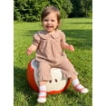thumbnail image 4 of Lairauiy Baby Toddler Girls Pants Clothes Set 6 12 18 24 Months 2T 3T 4T Short Puff Sleeve Doll Collar Plaid Tops Pants Summer Outfits, 4 of 9