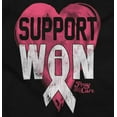 thumbnail image 2 of Support I Won Breast Cancer Awareness Zip Hoodie Sweatshirt Women Brisco Brands X, 2 of 6