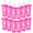 Hot Pink, variant on Armscye 12 Pcs Hot Pink Tumblers with Lids and Straws, 24 oz Reusable Tumbler Plastic Cups Party Favor, Glitter Drinking Travel Mug Cups for Adult Kid Women Iced Coffee Party Supplies