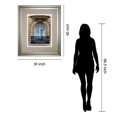 thumbnail image 1 of Classy Art DM5883 34 x 40 in. Rue de Paris I par Tony Koukos Encadrée Impression Murale Art, 1 of 1