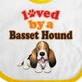 thumbnail image 4 of Inktastic Basset Hound Dog Lover Boys or Girls Baby Bib, 4 of 4
