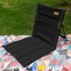 thumbnail image 3 of Silla plegable para acampar, silla de suelo para acampar al aire libre, Picnic, playa (negro), 3 of 9