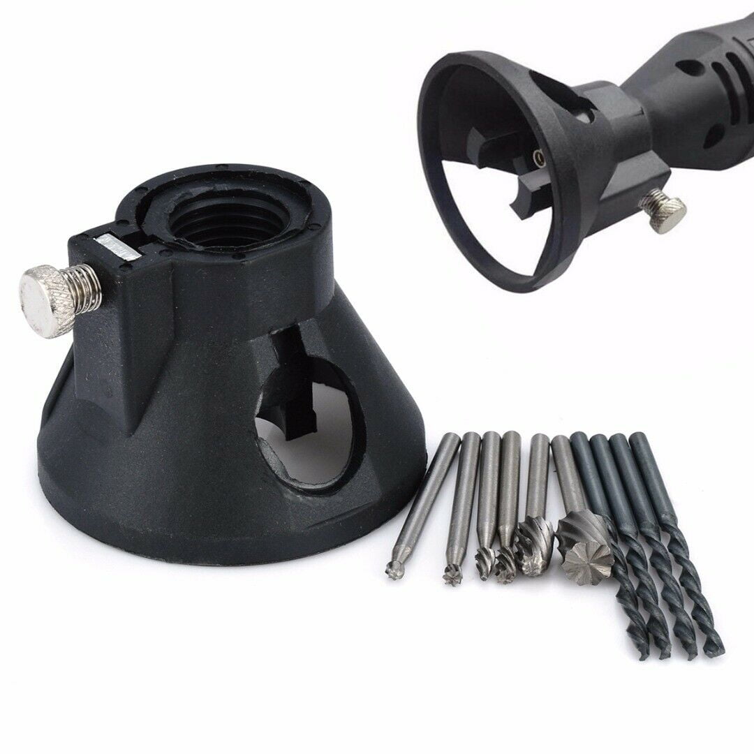 Linyer 11 Pcs/set Rotary Tool Guide Drill Bits Rotary Files Kit