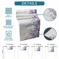 thumbnail image 7 of Table Runner 36 Inch Long - Spring Purple Eucalyptus Leaf on TopDecorative Table Scarf,Watercolor Botanical on WhiteDining Table Runners for Wedding Party Kitchen Dining Tables, 7 of 7