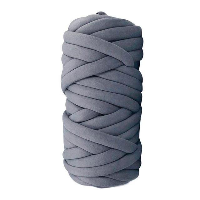 ruzhgo Handmade Woven Blanket Line Core Yarn DIY Knitting Coarse Wool Hand-Knitted Roving Crocheting Sewing Yarn No.2