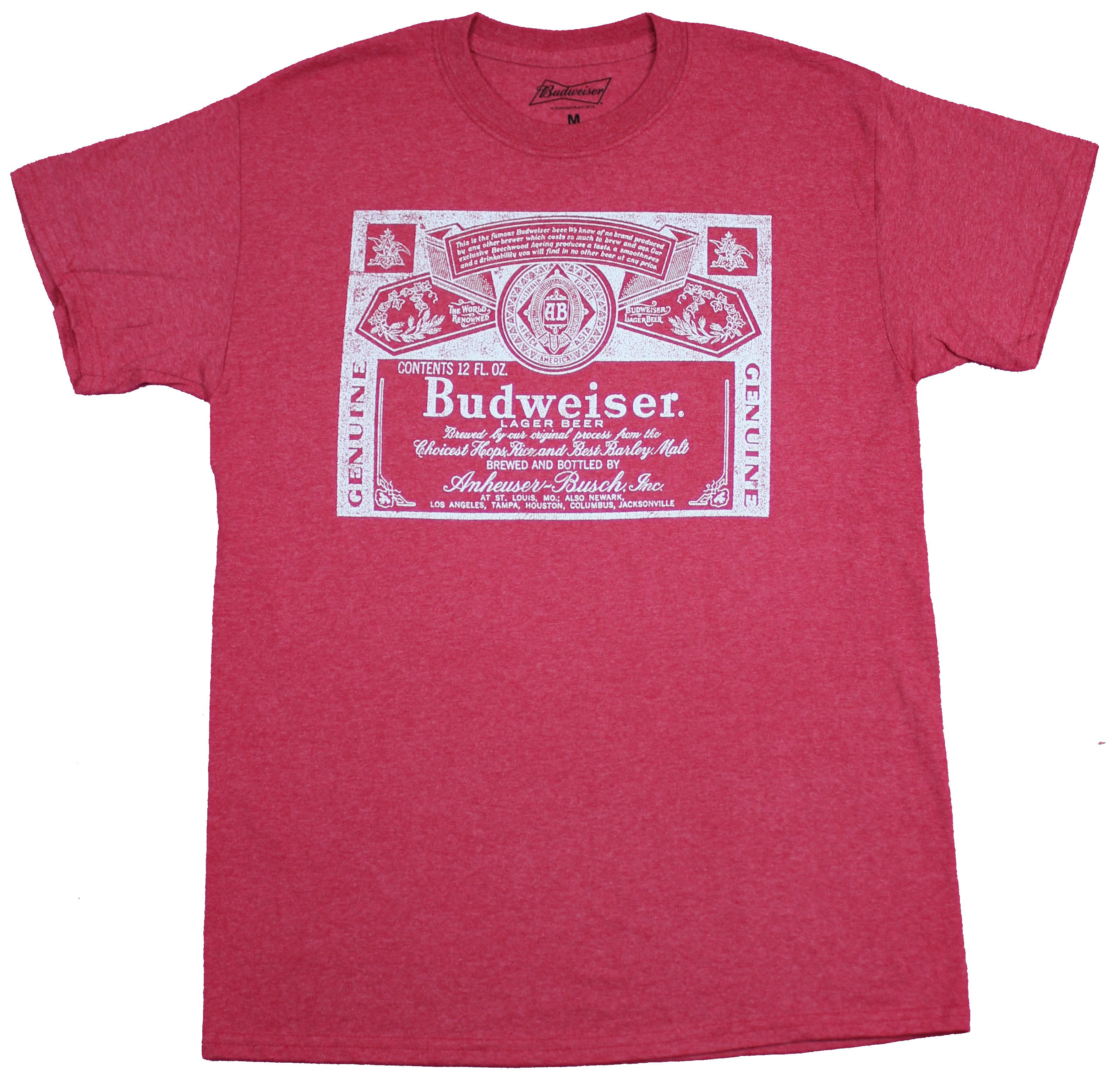 Budweiser American Lager Vintage Beer Anheuser Busch Männer Men T-Shirt Navy 