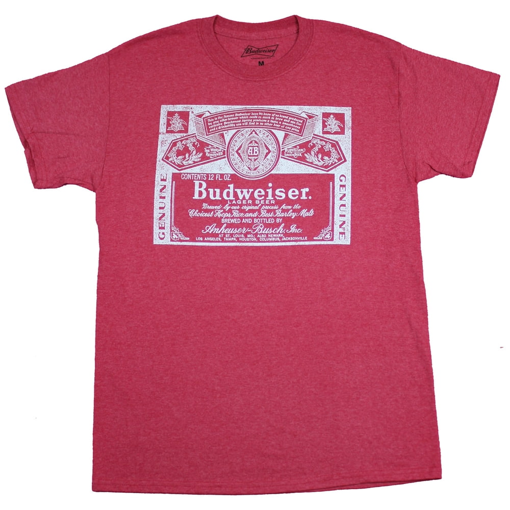 budweiser shirts walmart
