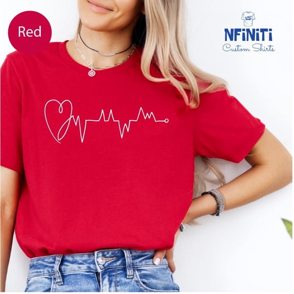 Heartbeat Warrior T-Shirt: CHD Awareness, Heart Disease Survivor Gift All Size S-5Xl