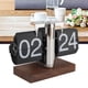 thumbnail image 5 of Reloj de escritorio con tapa ANGGREK Base de madera Acero inoxidable PVC, 5 of 7