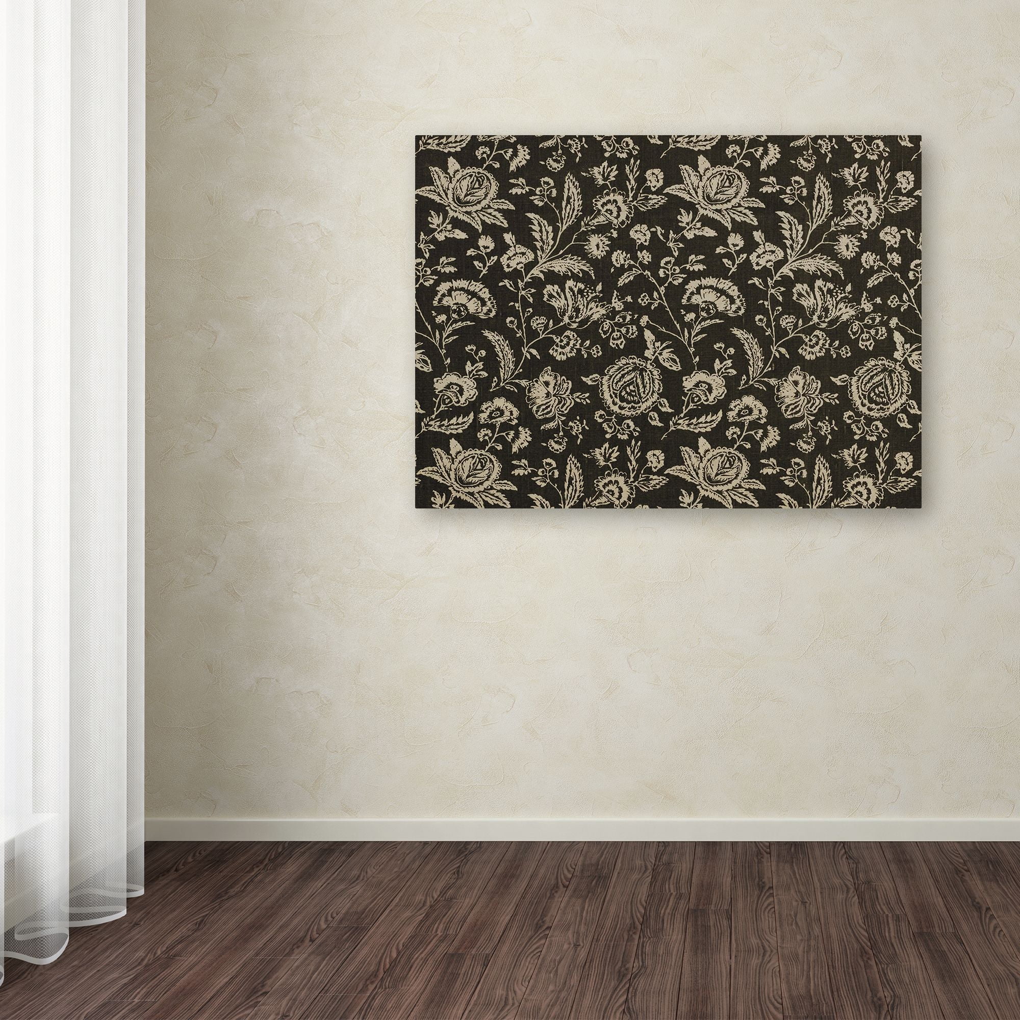 Trademark Fine Art "Toile Fabrics VIII" Canvas Art by Color Bakery