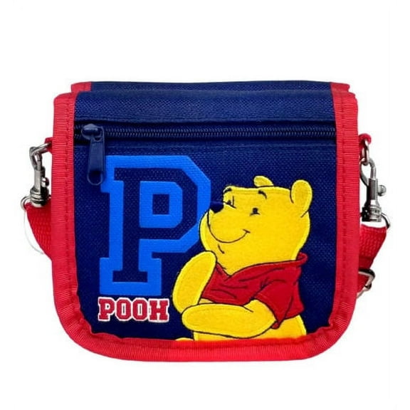 Disney Winnie the Pooh Coin Purse String Wallet/Shoulder Bag for Travel for Kids P
