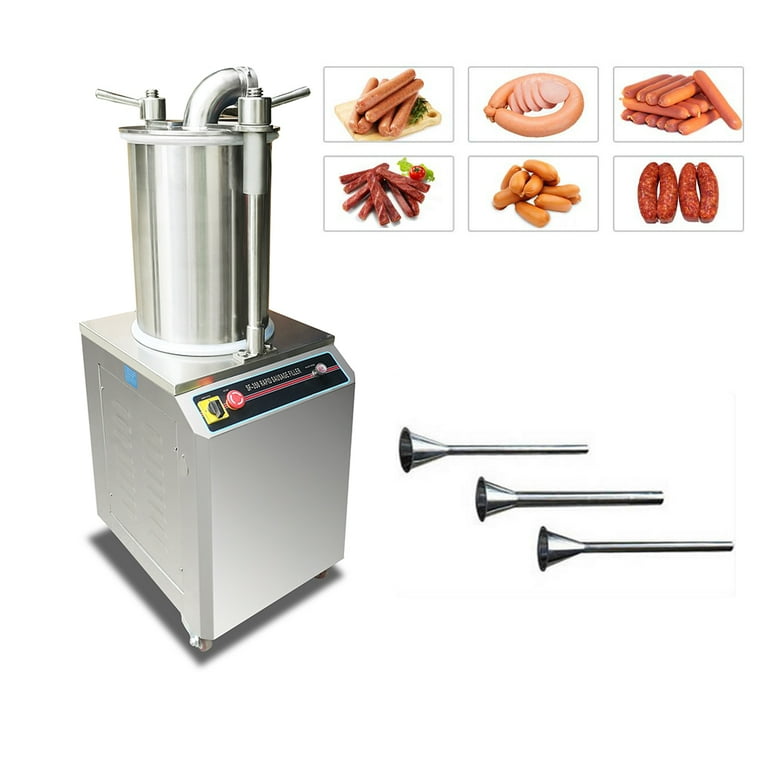 VEVOR Sausage Stuffer 304 Stainless Steel Vertical Sausage Stuffer Sausage Filling Machine - 2.5LBS/1.5L