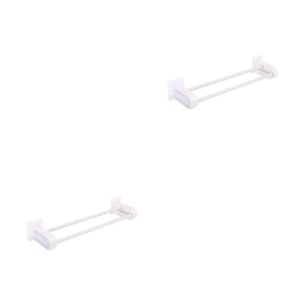 Matsuzay Toallero montado en la pared, baño, cocina, ducha, toallas, soporte de almacenamiento, hogar, Hotel, baño, estante de inodoro Gris 2piezas