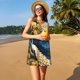 thumbnail image 3 of Balery Moonlit Golden Tree Peacock Vestidos de verano para mujer con estampado: vestido holgado sin mangas, vestido playero informal y cómodo para días calurosos., 3 of 7