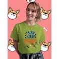 thumbnail image 2 of Hug Your Corgi T-Shirt Women -Image by Shutterstock, Female 3X-Large, 2 of 4