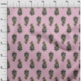 thumbnail image 2 of oneOone Viscose Chiffon Fabric Leaves & Paisley Block Decor Fabric Printed BTY 42 Inch Wide, 2 of 4