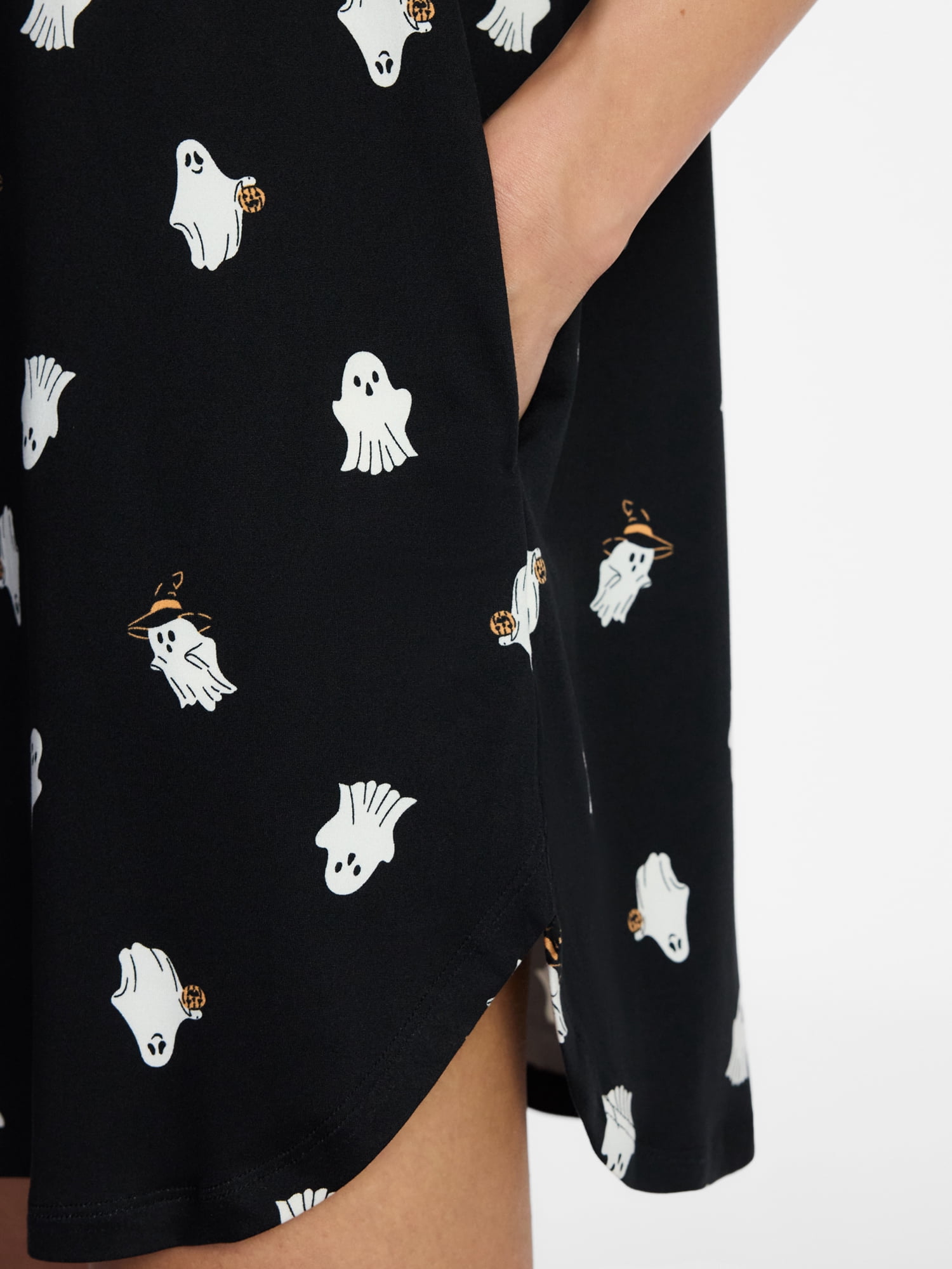 Halloween Women's Sleepshirt Top and Socks Set from Way to Celebrate, 2-Piece, Sizes XS-3X
