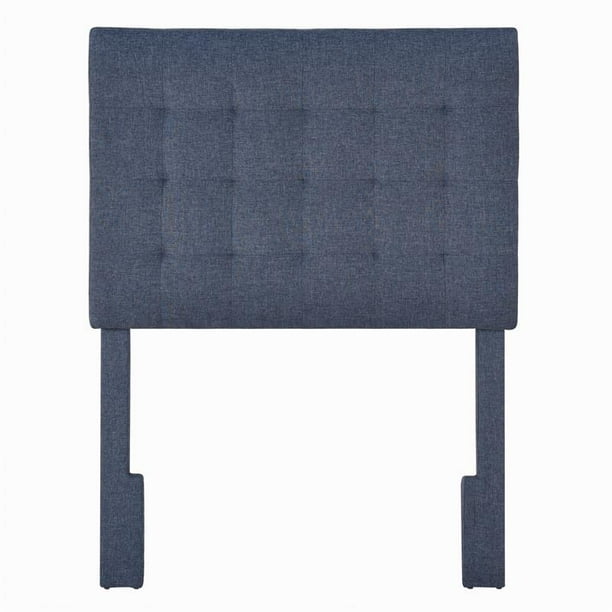 HomeFare MidCentury Modern Grid Tufted Twin Upholstered Headboard in