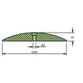 thumbnail image 2 of Martyr Anodes, CMR01, Zinc Rudder & Trim Tab Anode (0.35 H x 1.87 OD x 0.20 ID) – Marine Boat Sacrificial Anode for Saltwater Corrosion Protection, 2 of 4