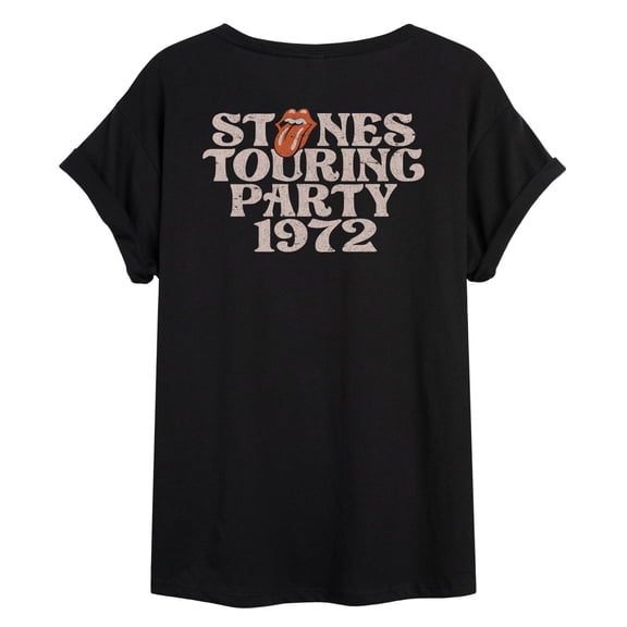 Rolling Stones - Touring Party - Juniors Oversized Graphic T-Shirt