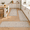 Beige-2'x3'+2'x4'+2'x5'+2'x6' (Rectangular), variant on Washable Kitchen Rugs Sets Of 4 Non Slip Standing Mat Rug Stain Resistant Waterproof Mats For Floor Sink Laundry Entryway (grey 2