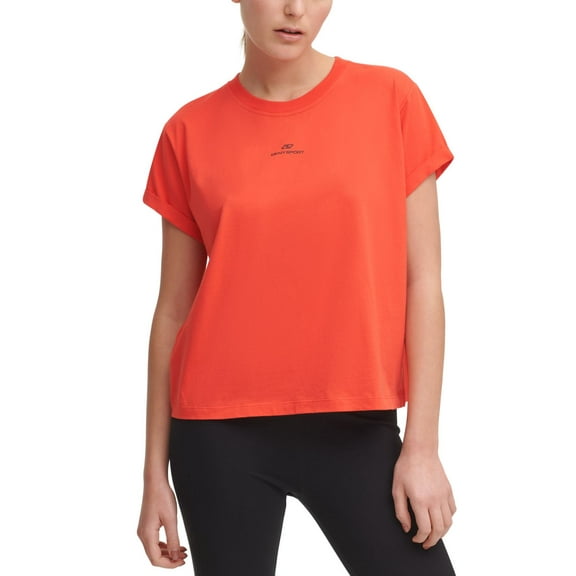DKNY Womens Sport Cotton Logo T-Shirt