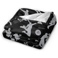 thumbnail image 3 of Sport Background Basketball Throw Blanket Ultra Soft Warm All Season Decorative Fleece Blankets for Bed Chair Car Sofa Couch Bedroom 80"X60", 3 of 6