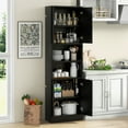 Giantex Kitchen Pantry Tall Storage Bathroom Floor