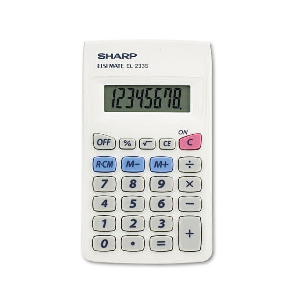 El233sb Pocket Calculator, 8-Digit Lcd | Bundle of 5 Each