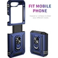 thumbnail image 2 of for Samsung Galaxy Z Flip 5 Case with Hinge Protection and 360°Rotate Ring Magnetic Kickstand, Samsung Z Flip 5 Phone Case for Samsung Galaxy Z Flip 5 5G (Blue), 2 of 16