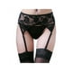 thumbnail image 1 of Medias de seda sexys, conjunto de lencería con liguero de encaje y medias negras para mujer para regalo., 1 of 6