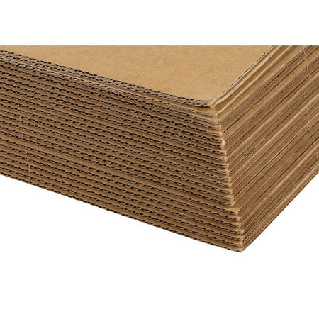 cardboard sheets flat corrugated mailing kraft inserts packing inches pack crafts brown