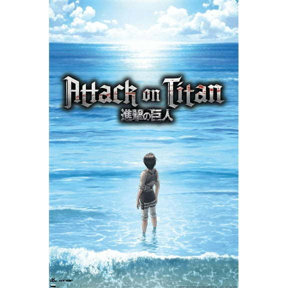 Attack on Titan: Season 3 - Ocean Wall Poster, 22.375" x 34"