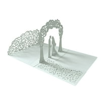 Tree Design Wedding Cards for Bride & Groom,Elegant Standing Invitations with Holder ,Blue Galaxy Theme for Engagement, Bridal, Wedding & In-Law Celebrations,Paper Card