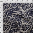 thumbnail image 3 of oneOone Polyester Spandex Dark Blue Fabric Abstracts Sewing Craft Projects Fabric Prints By Yard 56 Inch Wide, 3 of 4