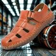 thumbnail image 2 of Men's Casual Sandals Closed Toe Outdoor Handmade Leather, 2 of 6