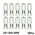thumbnail image 3 of 10PCS G9 120V Light 60W Bulb T4 Bi-Pin base Dimmable 2700K USAA Warm White, 3 of 12
