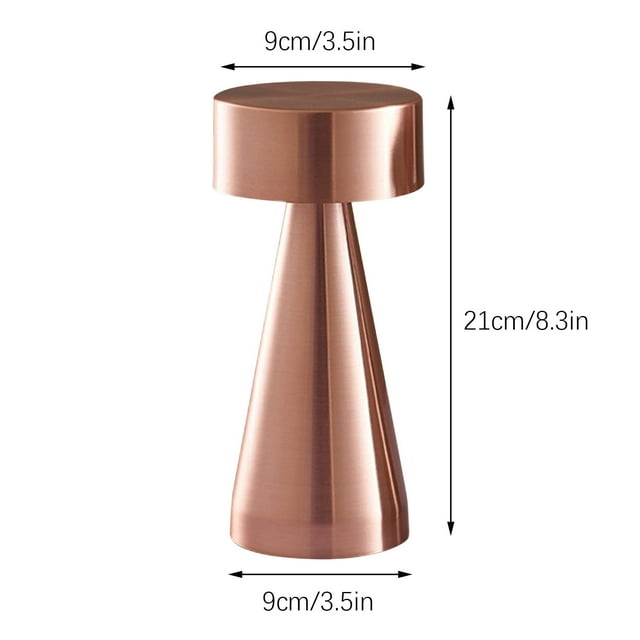Agiferg Battery Operated Table Lamps, Rechargeable Wireless LED Desk Lamp With Touc H, 3-Level Brightness Light, USB Eye Protection Decoration Night Lamps