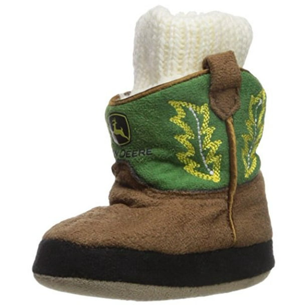 John Deere Baby Boys Infant Slippers Green 0 6M Walmart