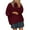 Wine Red, variant on PRETTYGARDEN Womens Oversized Sweaters Fall Outfits Turtleneck Long Sleeve Slouchy Chunky Knit Sweater Pullover Tops